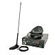 CB PNI ESCORT CB 8024 Rádio ASQ 12 / 24V CB + CB PNI Extra 45 antena magnética