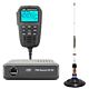 Pacote de estação de rádio CB PNI Escort HP 65 ASQ e antena CB PNI ML70 com ímã.