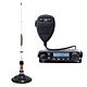 Pacote de estação de rádio CB PNI Escort HP 6500 PRO, ASQ, VOX, NRC com antena CB PNI ML70 com ímã