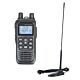 Kit de estação de rádio CB portátil PNI Escort HP 92 multi-padrão 4W, 12-24V AM-FM com antena CB PNI Extra 45 com ímã