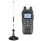 Kit de estação de rádio CB portátil PNI Escort HP 92 multi-padrão 4W, 12-24V AM-FM com antena CB PNI ML70 com ímã