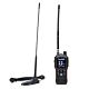 Estação de rádio CB portátil PNI Escort HP 102 multi-padrão, 4W, 12V-24V, AM-FM com antena CB PNI Extra 45 com ímã.