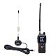 Pacote de estação de rádio CB portátil PNI Escort HP 102 multi-padrão, 4W, 12V-24V, AM-FM com antena CB PNI ML29 com ímã.