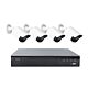 Kit de videovigilância PNI House IPMAX POE22S, NVR e 4 câmeras bullet com 4MP