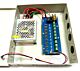 Fonte de alimentação CCTV PNI STC5.1A em caixa metálica 12V 5A e 9 saídas