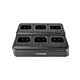 Multi-carregador PNI WCR406 para carregamento simultâneo de 6 estações de rádio PNI PMR R40 PRO