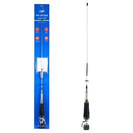 Antenne CB PNI LED 850 - 85 Cm, 300 W, Pliable, Avec Éclairage LED - Câble De Montage T601 Inclus